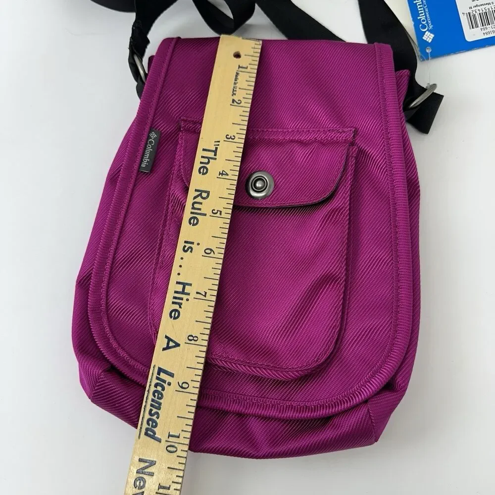 Columbia Crossbody Bag Womens OS Fuchsia Azza Sporty Messenger Nylon